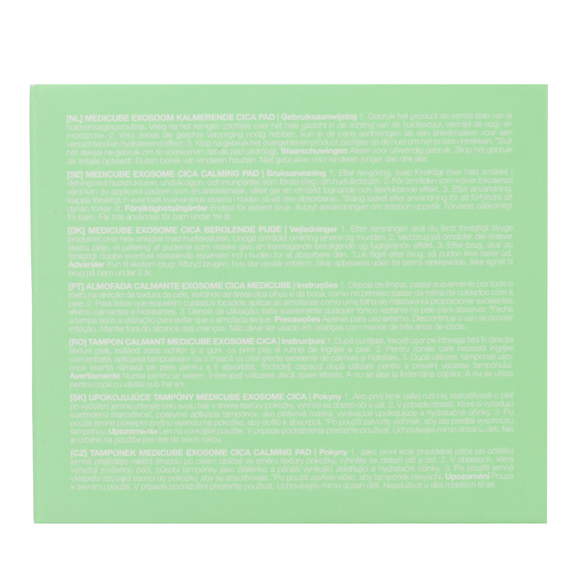 Cica Exosome Calming Pad medicube 100pads