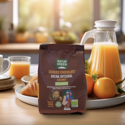 Biscoito de Aveia Integral com Coco Biológico NaturGreen 140 g