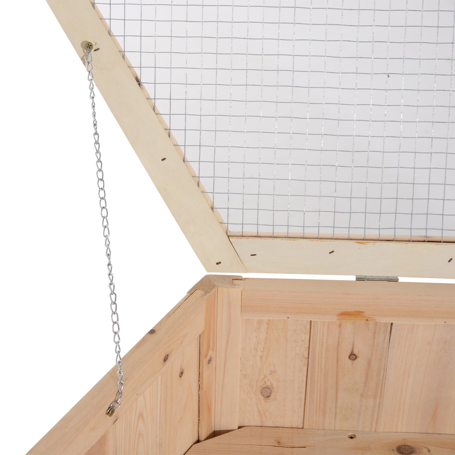 Pawhut Jaula De Madera Para Hámster Casa Para Roedores Pequeños De 3 Pisos_3