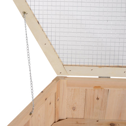 Pawhut Jaula De Madera Para Hámster Casa Para Roedores Pequeños De 3 Pisos_3