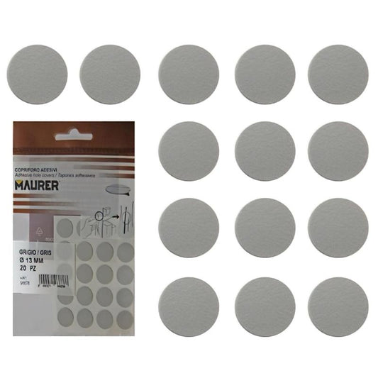 Tapatornillos Adhesivos Gris (blister 20 Unidades)_0