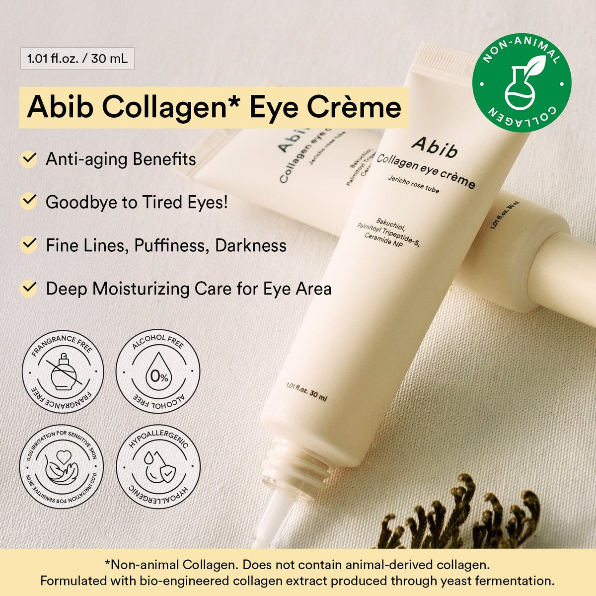 Collagen Eye Crème Jericho Rose Tube Abib