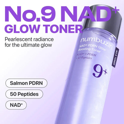 No.9 NAD+ PDRN Glow Boosting Toner Numbuzin 150ml