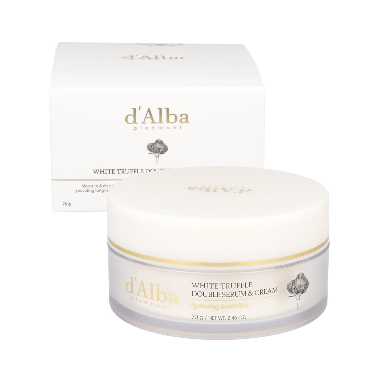 Doble sérum y crema de trufa blanca D'Alba 70 ml