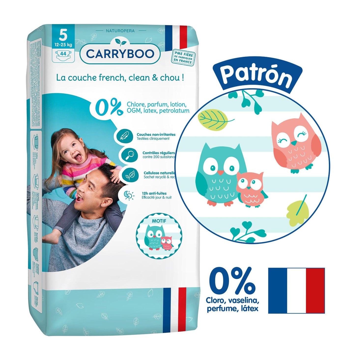 CARRYBOO - Fraldas Ecológicas T5 (12-25kg) - Fraldas Jumbo 44