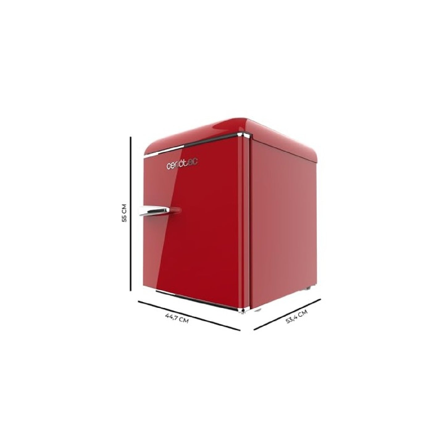 Cecotec Frigorífico Retro Bolero Coolmarket Tt Origin 45 Red E Cecotec_1