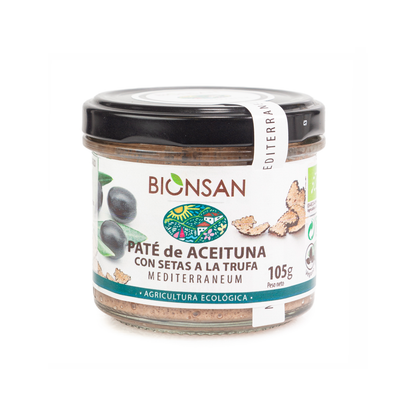 Paté Aceituna Con Setas A La Trufa Eco Bionsan 105gr_0