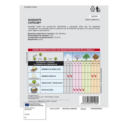 Semillas Huerto Guisantes Tirabeques_1