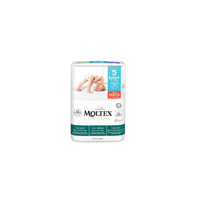 Calças Moltex Pure &amp; Nature T5 (9-14 kg), 20 unidades