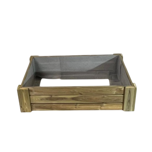 Cajón De Cultivo Solana. Altura De 30 Cm. Sin Base. Vidahuerto 120x100x30 Cm.