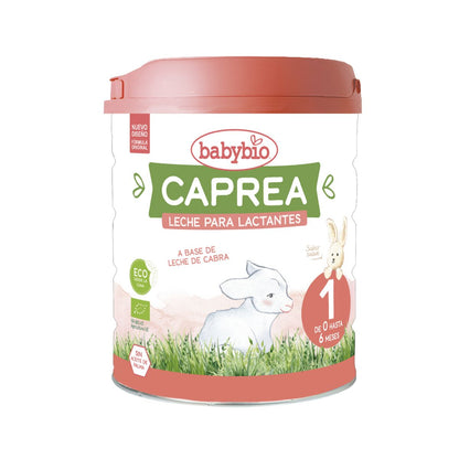 Embalagem de 3 unidades de leite de cabra para lactentes Caprea 1 (0 a 6 meses) 800 g