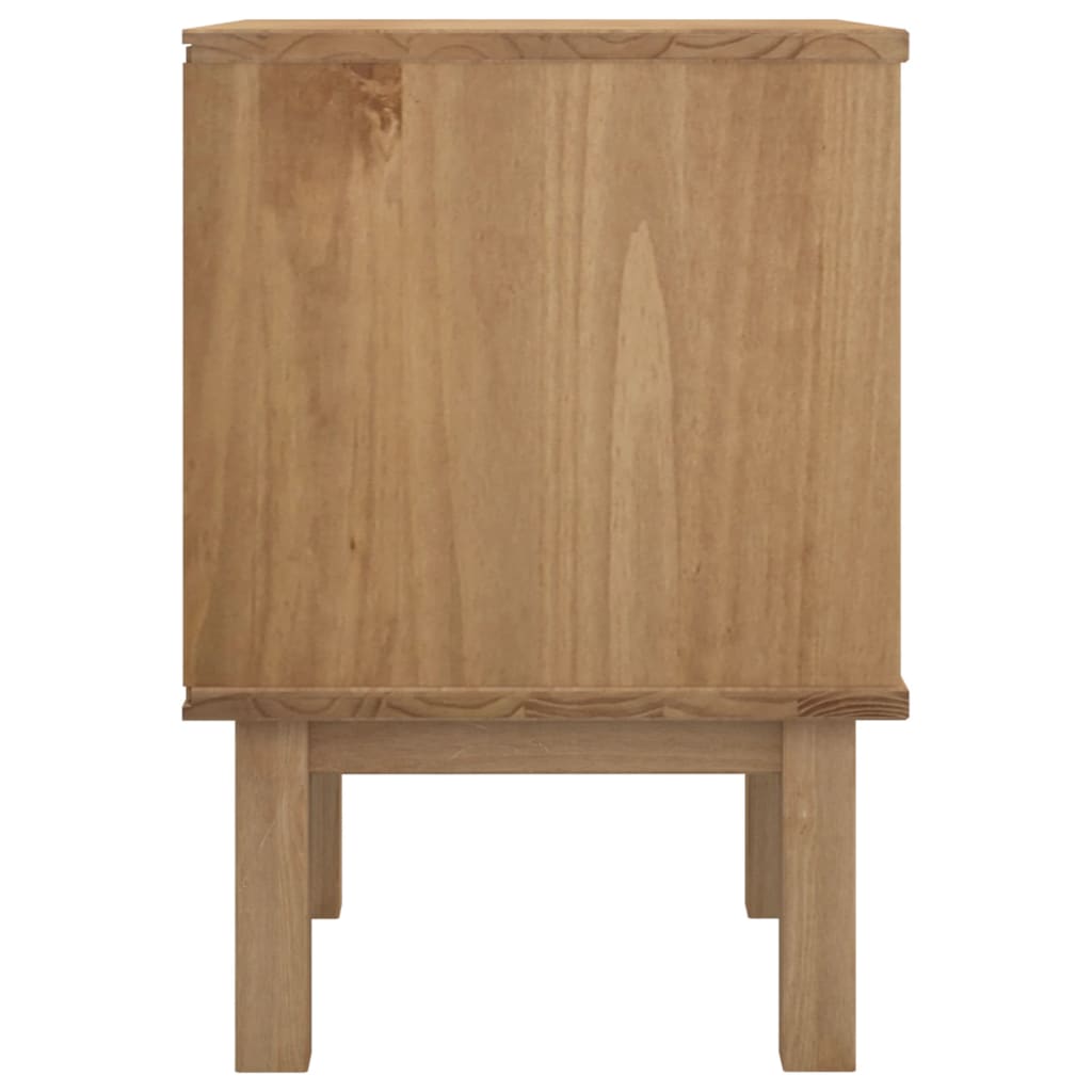 Mesita De Noche Otta Madera De Pino Marrón Y Gris 45x39x57 Cm_3
