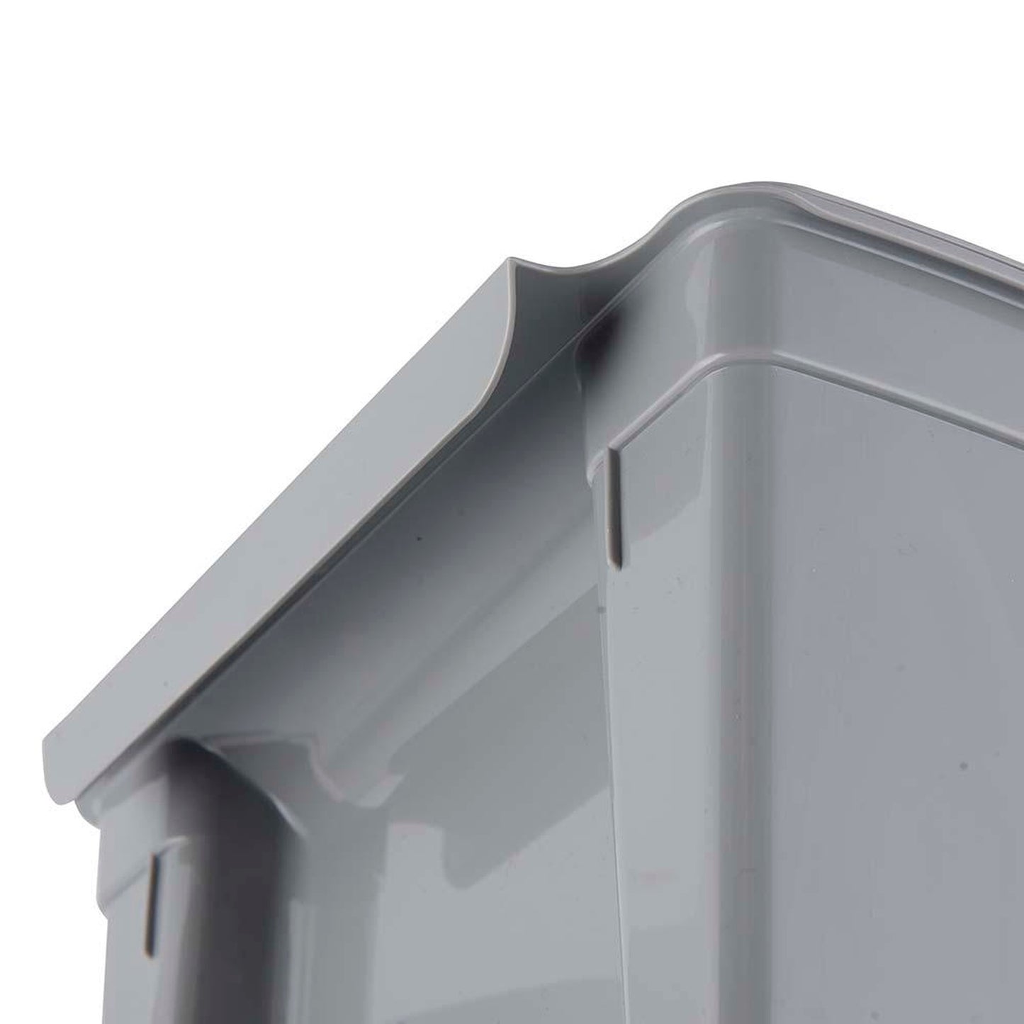 Papelera Colgante Milan, Con Tapa, Gris Nórdico, 4 Litros_4