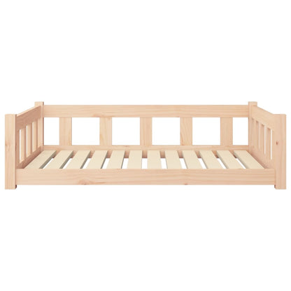 Cama Para Perros Madera Maciza De Pino 105,5x75,5x28 Cm / Vetonek_3