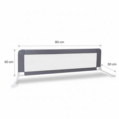Bathby Barandilla De Cama Infantil 90 Cm – Altura Ajustable, Sistema Abatible, Malla Transpirable, Seguridad Anticaídas_5