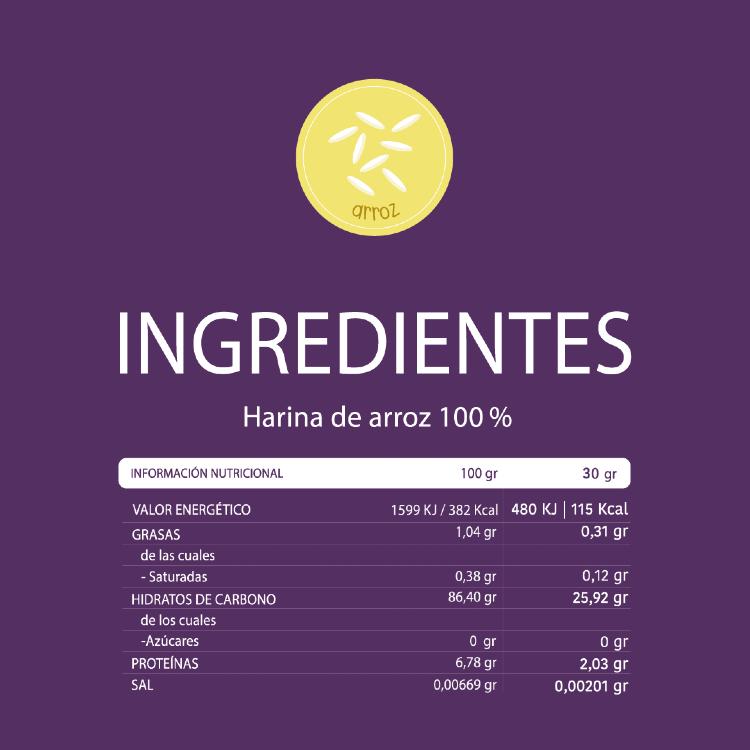 Lanche biológico para bebé +6 meses Bolachas Arroz