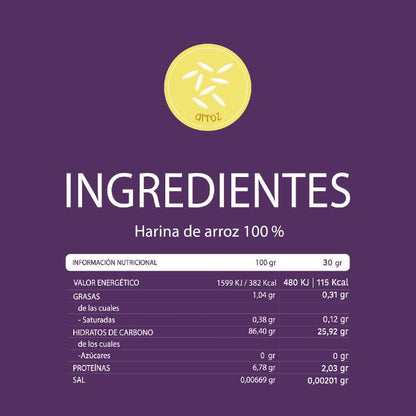 Lanche biológico para bebé +6 meses Bolachas Arroz