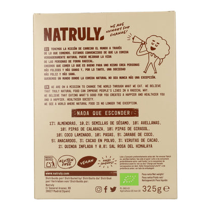 Granola de Cacau e Quinoa Biológica Natruly 325 g 
