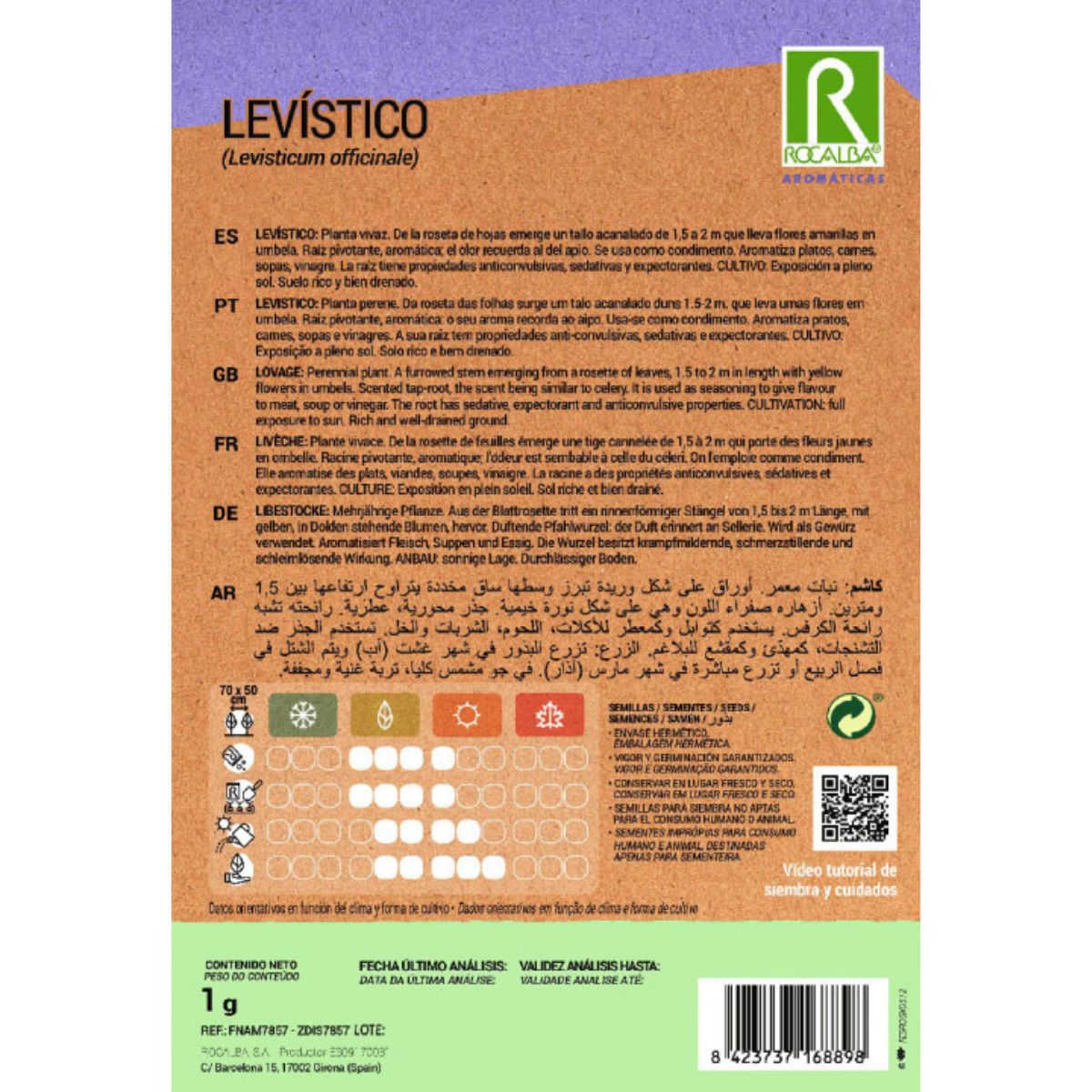 Sementes de ligústico