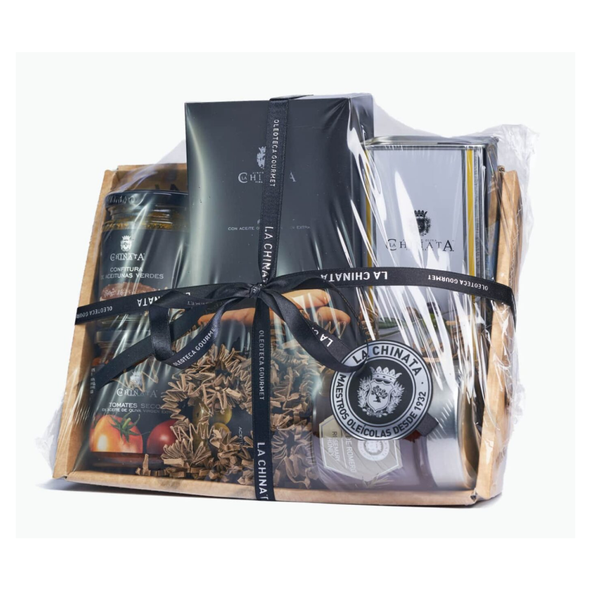 Cesta Regalo Gourmet nº1 La Chinata con 6 Productos