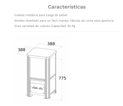 Fabricalor Box Pellet 30 Negro_1