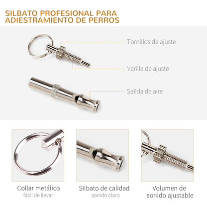 Pawhut Set De Entrenamiento De Agilidad Para Perros De 4 Piezas Naranja_3