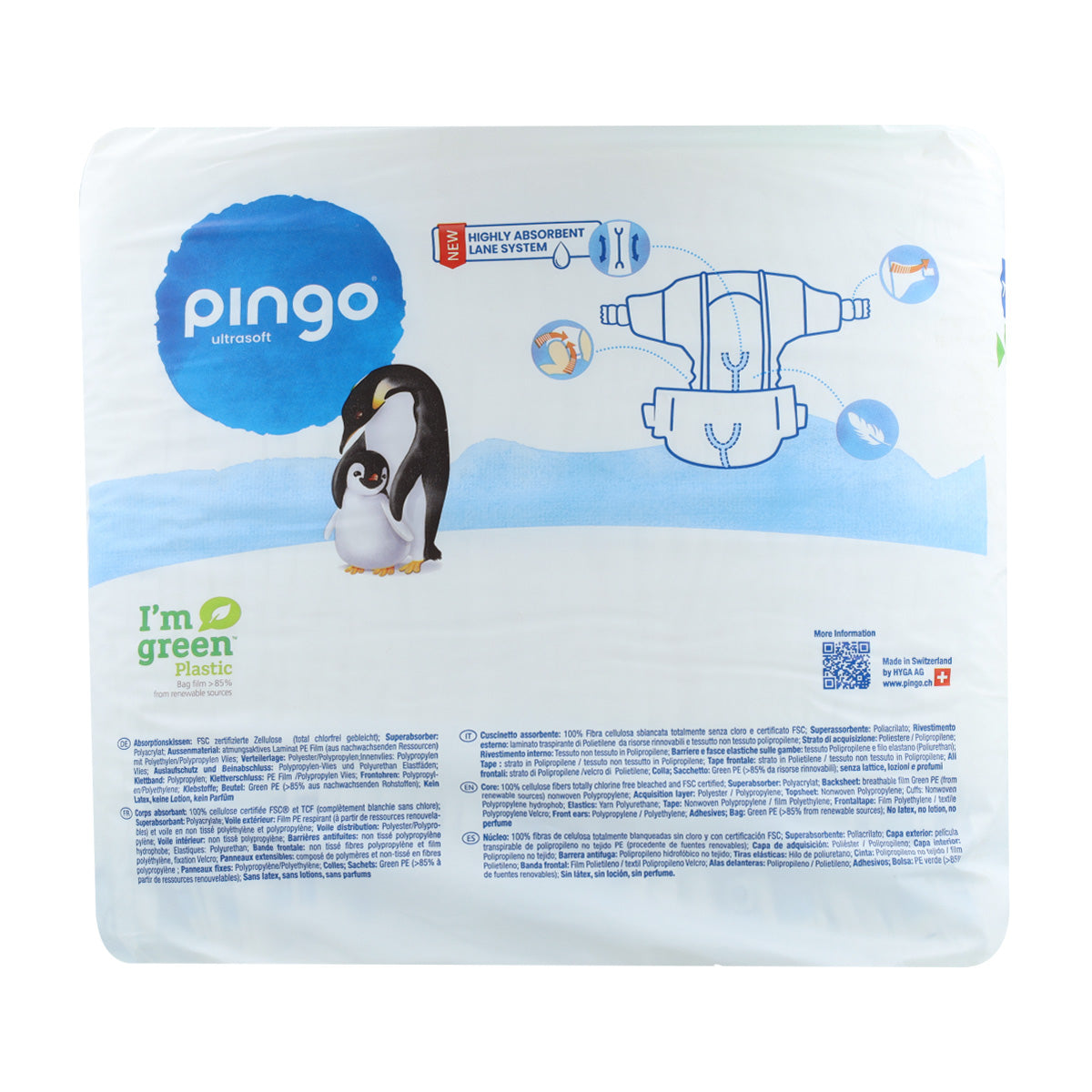 Fraldas T6 XL (15-30kg) Pingo 32 Unidades
