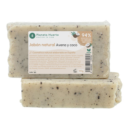 Sabonete natural à base de azeite, aveia e óleo de coco 100 g