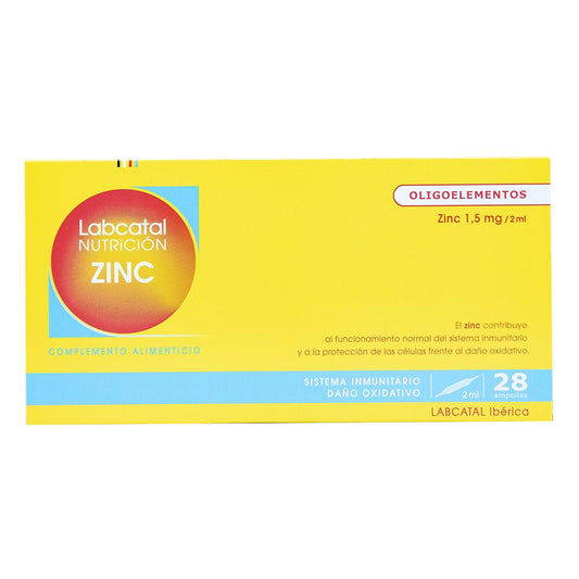 AMPOLAS DE ZINCO 18 28X2ML LABCATAL