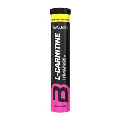 L-carnitina Efervescente 500mg - 20 Tabletas - Lima Limon - L-carnitina - Biotech Usa_0