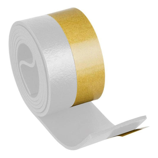 Burlete Umbral Autoadhesivo Pvc Flexible Blanco_0