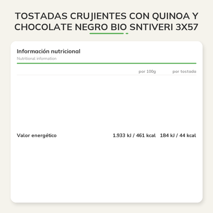Información nutricional