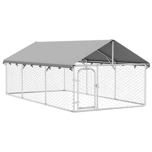 Perrera De Exterior Con Tejado 400x200x150 Cm_0