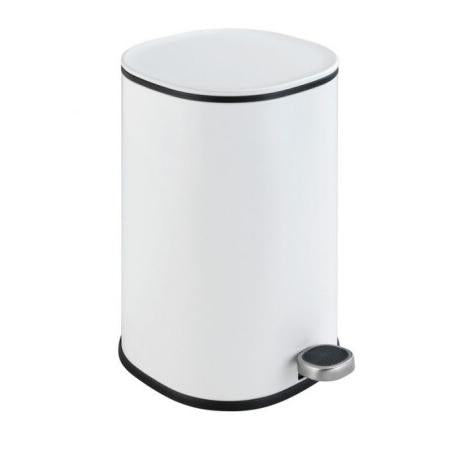 Papeleira com pedal Wenko Easy-Close 5L branca