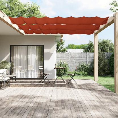 Vidaxl Toldo Vertical Terracota Tela Oxford 100x420 Cm_1