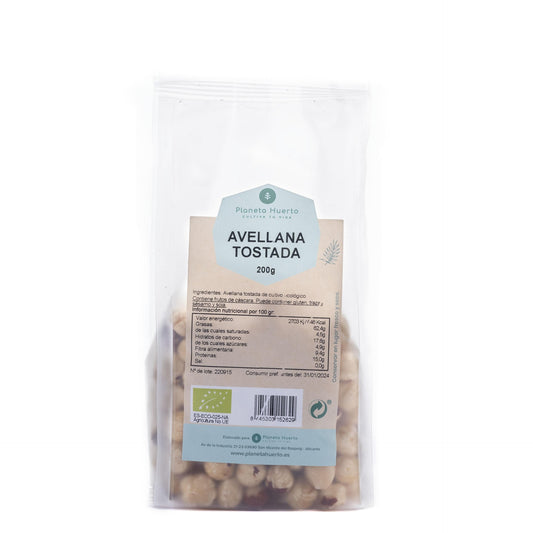 Avelãs torradas biológicas Planeta Huerto 200 g
