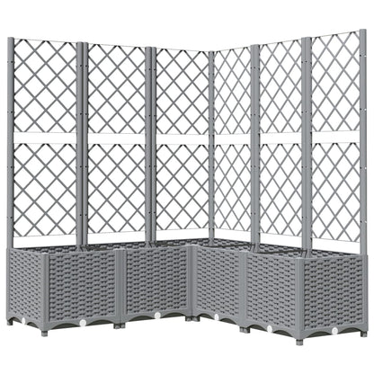 Macetero De Jardín Gris Claro 120 X 120 X 136 Cm_0