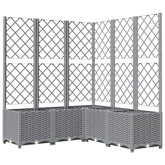 Macetero De Jardín Gris Claro 120 X 120 X 136 Cm_0