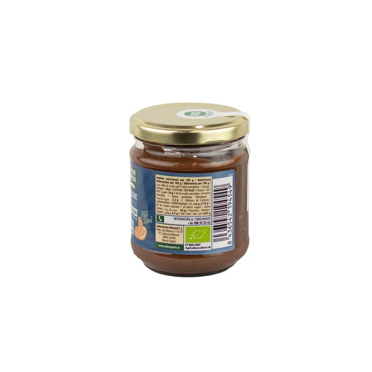 Creme de Caju com Cacau Biológico NaturGreen 250g