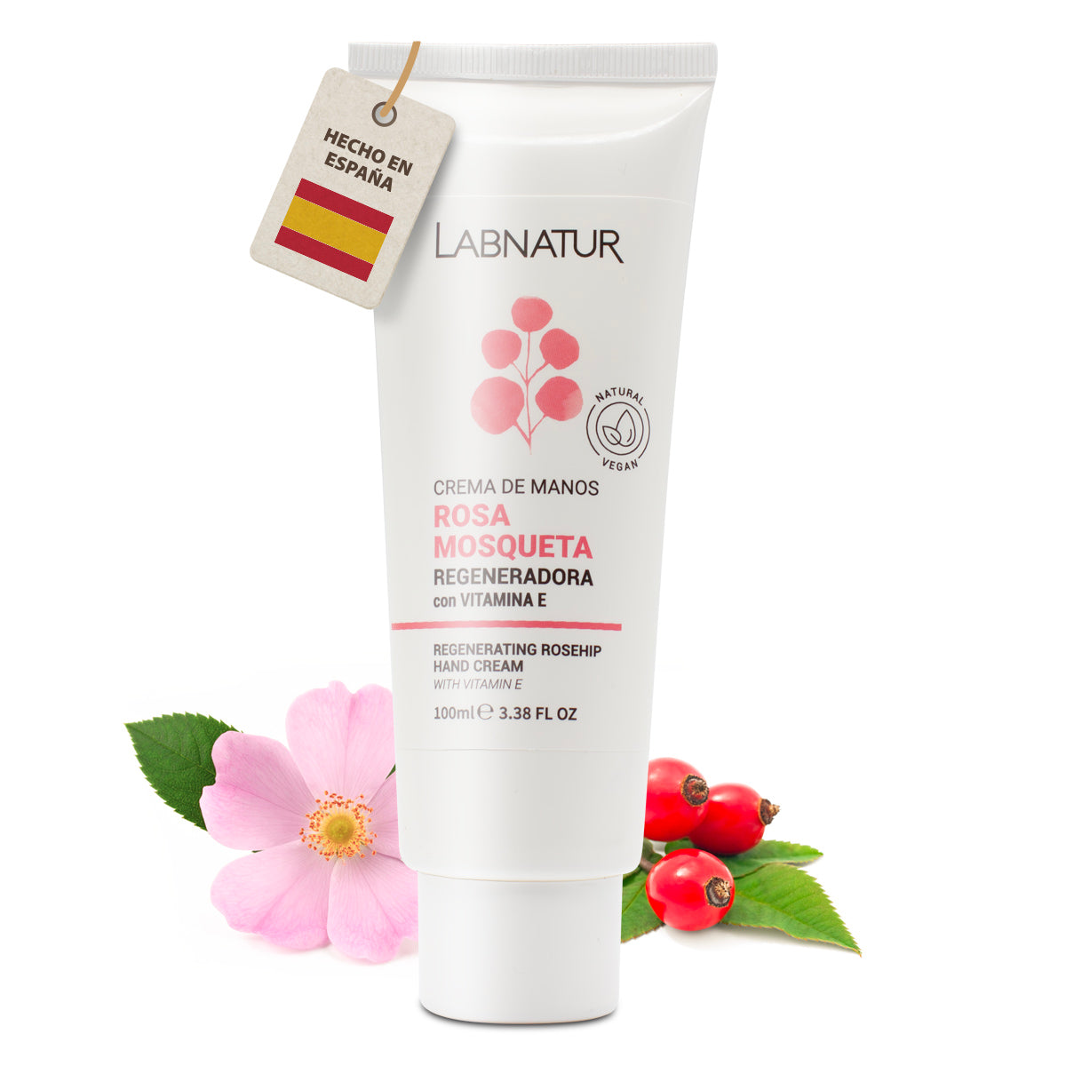 Crema de Manos Rosa Mosqueta 100 Ml | Hidratante y Regeneradora | Repara y Suaviza | Cuidado Natural_1
