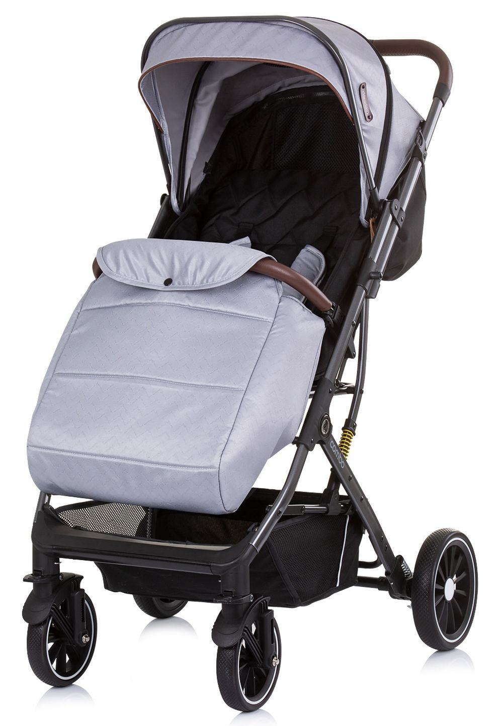 Silla De Paseo Compacta Hasta 22 Kilos Combo Silver Grey_1