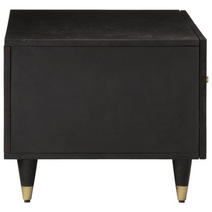 Mesa De Centro De Madera Maciza De Mango 80x50x40 Cm_2
