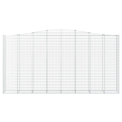 Cestas De Gaviones 4 Uds Forma De Arco Hierro 400x50x200/220 Cm_3