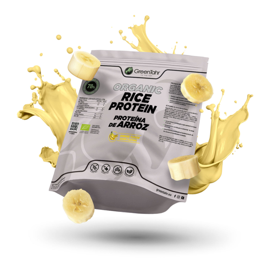 Proteína de arroz ECO sabor banana Green Tahr 750g