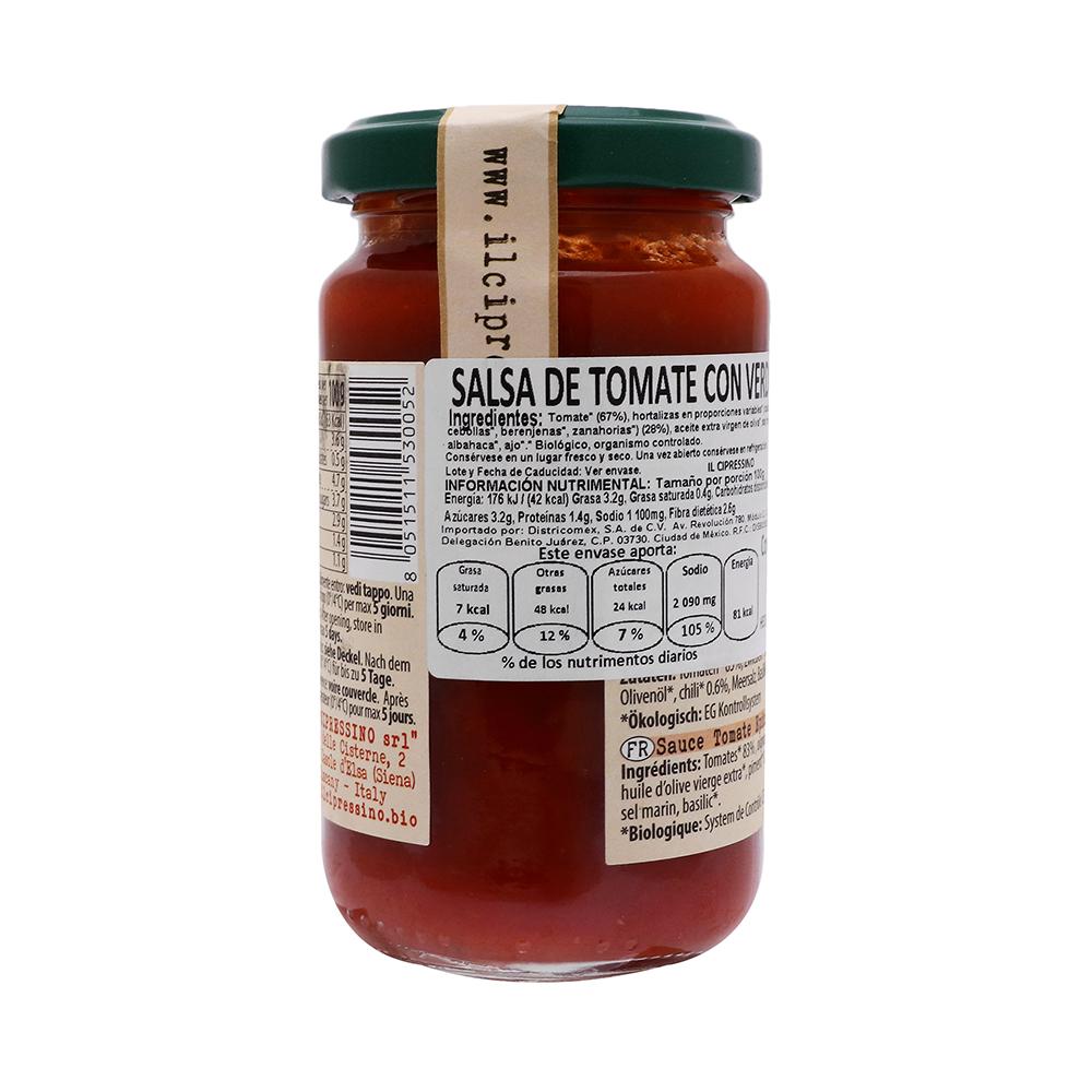 Molho Picante de Toranja Biológico Il Cipressino 190 g