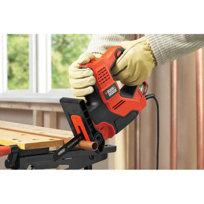 Serra Scorpion 500W AutoSelect + 3 lâminas e estojo Black+Decker RS890K-QS