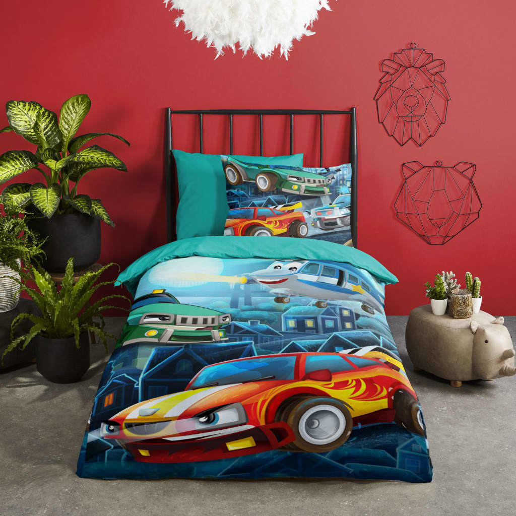 Good Morning Funda De Edredón Para Niños Race 140x200/220 Cm_0