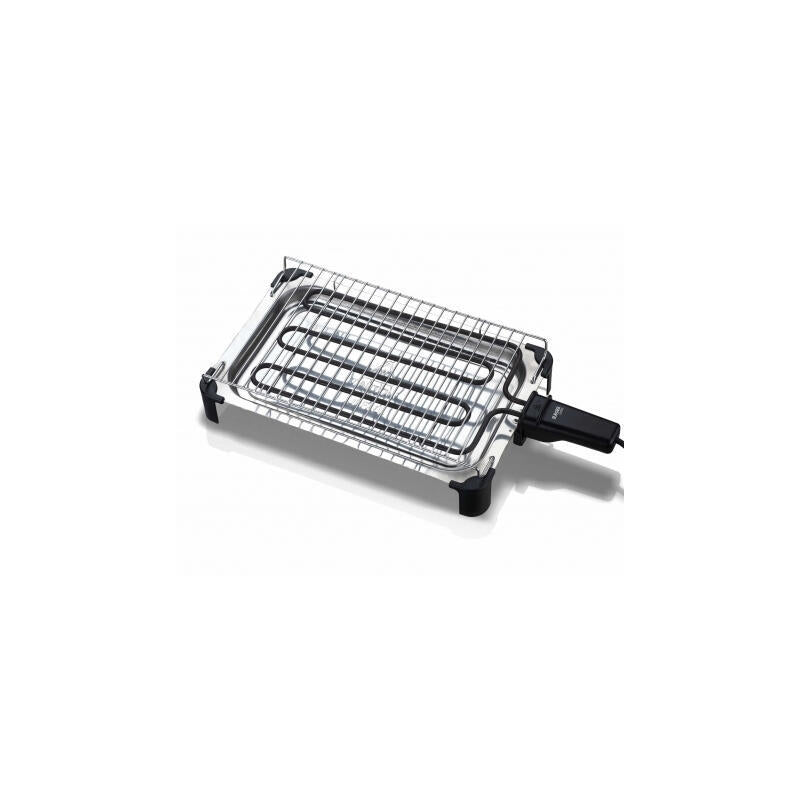 Haeger Grillie Parrilla Mesa Eléctrico Acero Inoxidable 2000 W_0