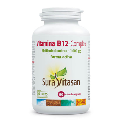 Complexo de vitamina B12, Sura Vitasan, 90 cápsulas