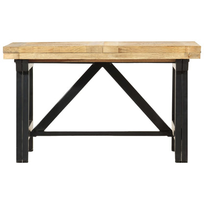 Mesa De Centro Extensible Madera Maciza De Mango 160x70x45 Cm_2